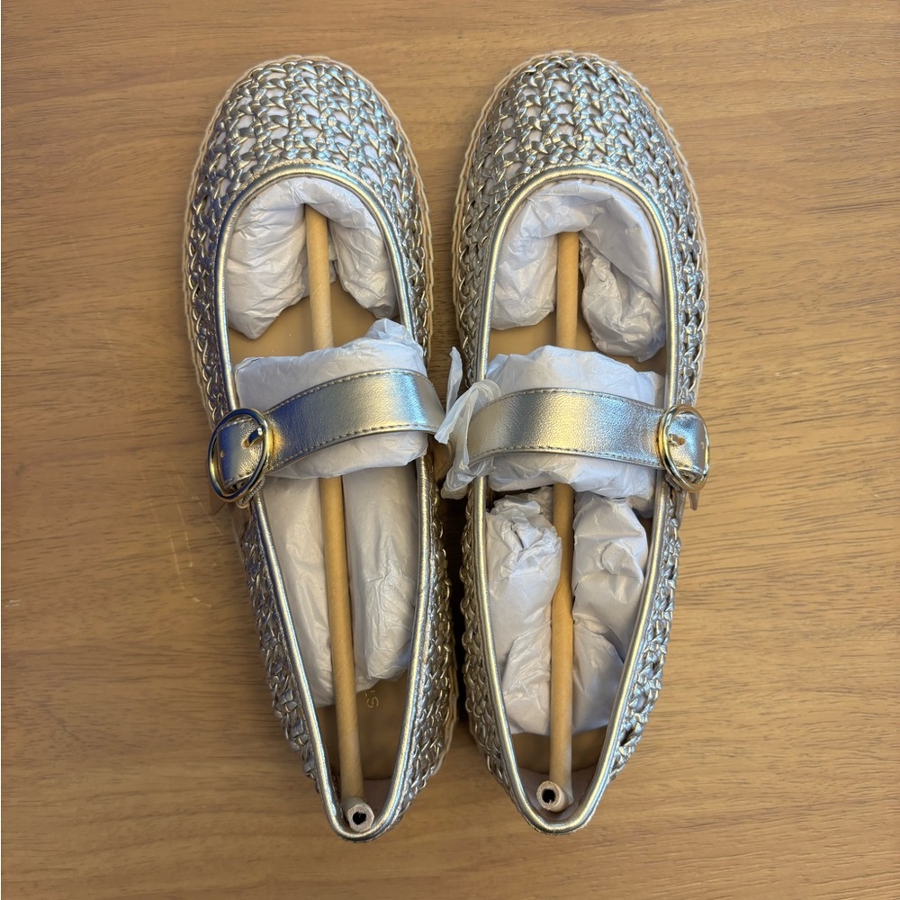 Stuart Weitzman Margaret Espadrille Mary Jane size 7.5 New in box